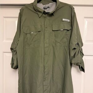Habitat Olive Green Military-Style Field Shirt Jacket
